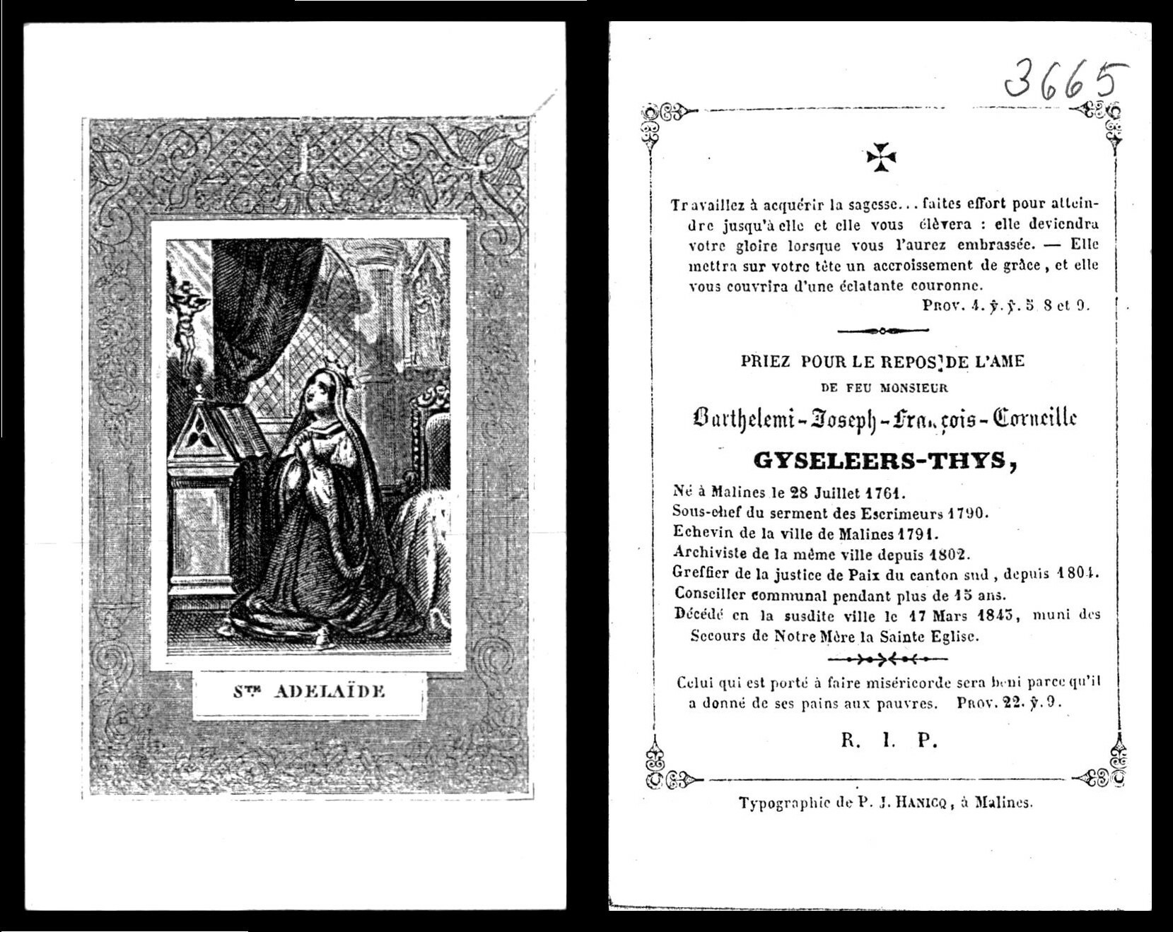 Stadsarchief Mechelen, Varia 396/14
