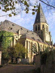 De Sint-Jozef-Colomakerk, foto door Danny De Leenheer. © Stadsarchief Mechelen - beeldbankmechelen.be