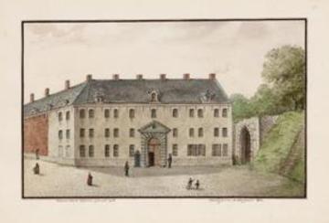 Het Hof van Habsburg in 1812 © Stadsarchief Mechelen - www.beeldbankmechelen.be
