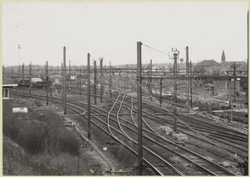 De spoorwegen te Muizen, tweede helft twingste eeuw. © Stadsarchief Mechelen - beeldbankmechelen.be